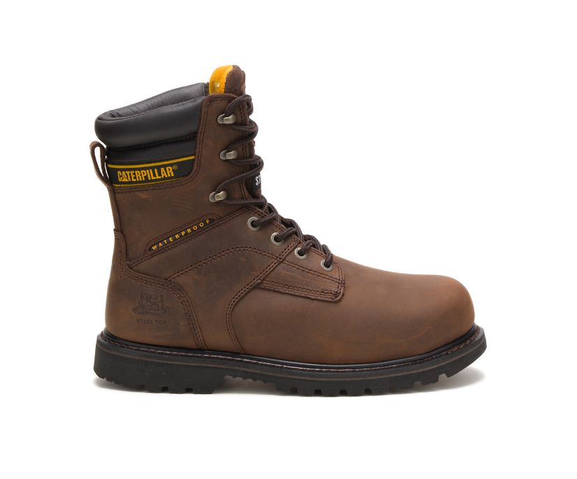 Caterpillar Salvo 8 Waterproof Steel Toe Thinsulate™ - Sicherheitsstiefel Herren DunkelBraun - Schwe